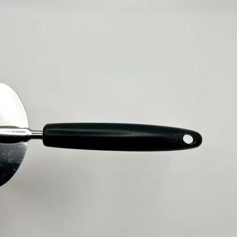Vintage EKCO USA Pie Cake Server Black Handle Stainless Steel Kitchen Utensil